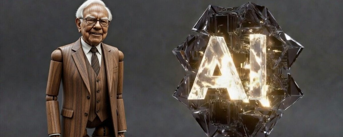 Original cover of Rezo Shmertz's article on Warren Buffett, AI agents and market advantages